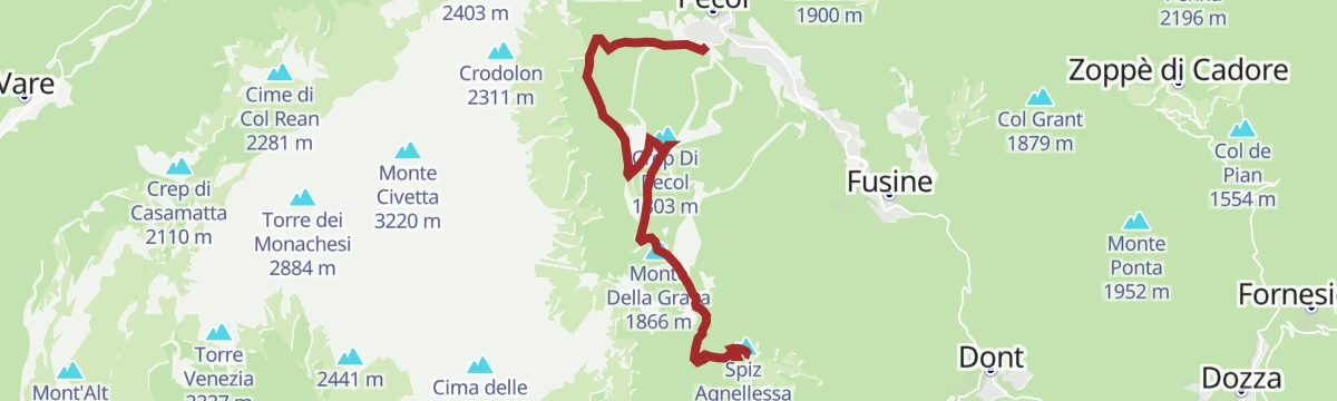 Route map: SPIZ DE ZUEL in E-BIKE (13)